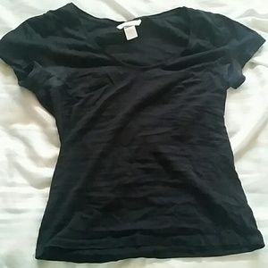 H&M basic tee black